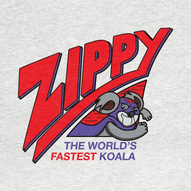 Zippy - The World's Fastest Koala (Light) by jepegdesign